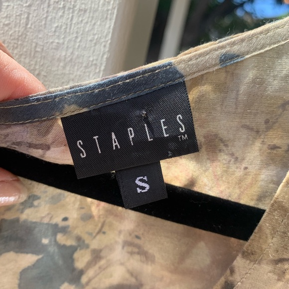 Staples sheer dress high low flowy size S - Picture 3 of 14